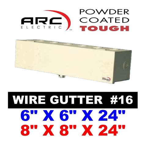 gutter boxes electrical|8x8x24 gutter box.